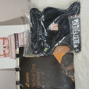 Auroth Black Tactical Dog 🐕 Harness Sz L